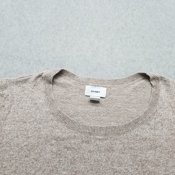 Old Navy Sweater Mens XL Brown Pullover Round Neck Casual Lightweight - Picture 6 of 10